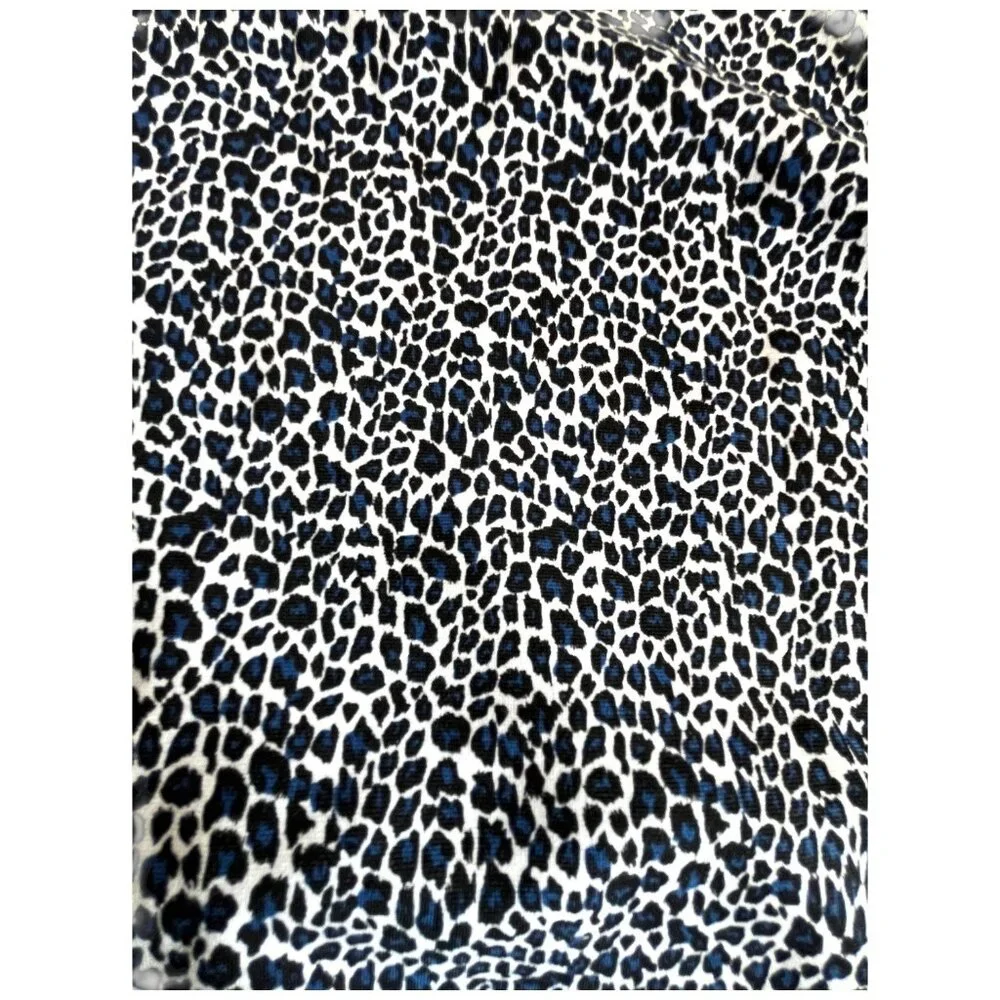 Torrid Women's Black White Leopard Print Fit Flare Cutout Stretch Top Size 2XL - Picture 8 of 12